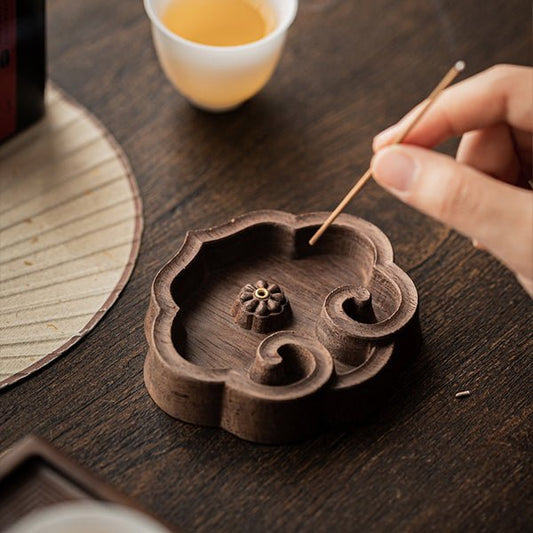 Ebony Ruyi Incense Holder - SHOP