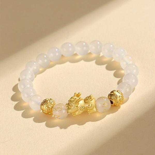 Feng Shui Bracelet - Pixiu Agate Bracelet for Wealth - SHOP