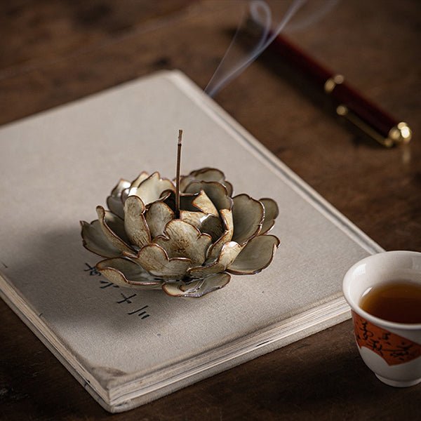 Peony Stick Incense Holder - SHOP