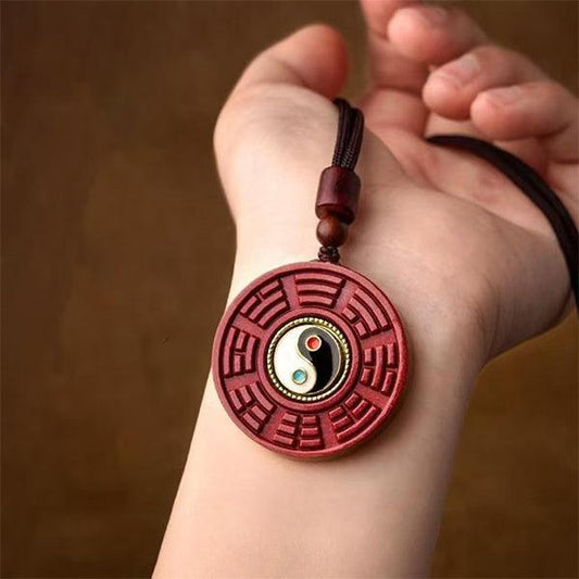 Protective Pendant - Cinnabar Tai Chi Bagua - SHOP