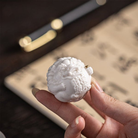 White Porcelain Pixiu Incense Holder - SHOP
