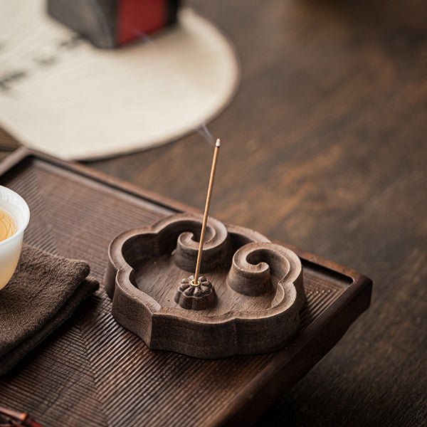 Ebony Ruyi Incense Holder - SHOP