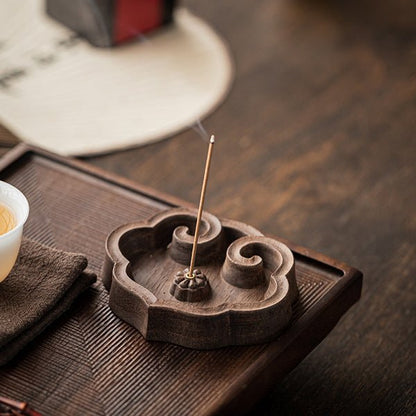 Ebony Ruyi Incense Holder - SHOP