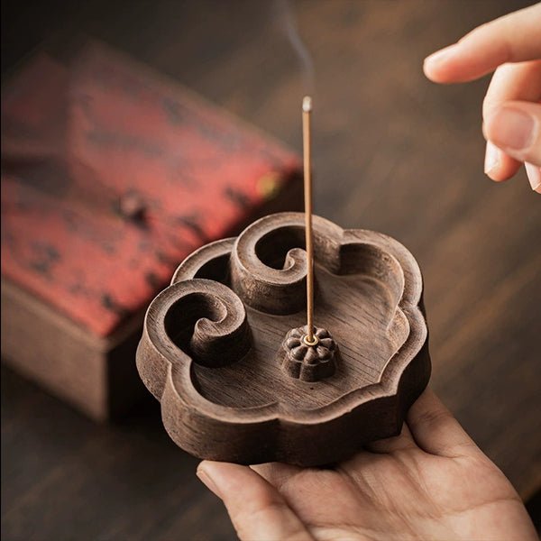 Ebony Ruyi Incense Holder - SHOP