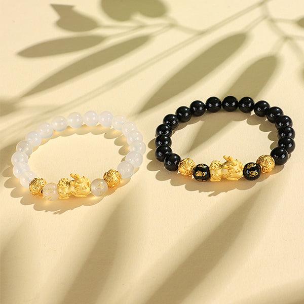 Feng Shui Bracelet - Pixiu Agate Bracelet for Wealth - SHOP