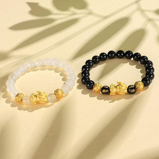 Feng Shui Bracelet - Pixiu Agate Bracelet for Wealth - SHOP