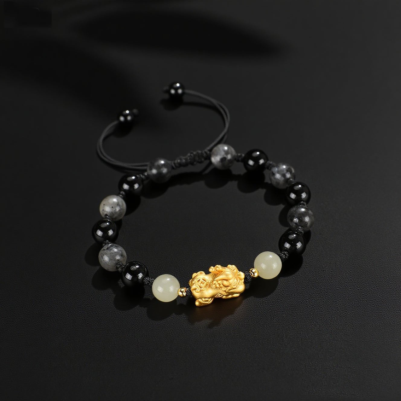 Feng Shui Bracelet - Pixiu Agate Bracelet for Wealth - SHOP