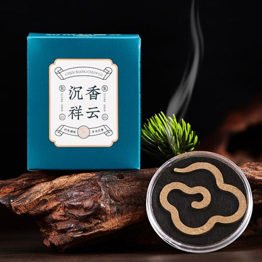 Natural Agarwood with Auspicious Clouds - SHOP