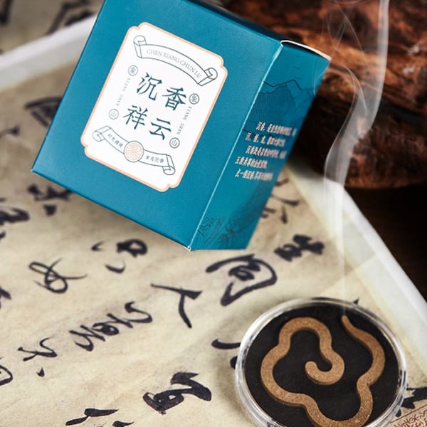 Natural Agarwood with Auspicious Clouds - SHOP