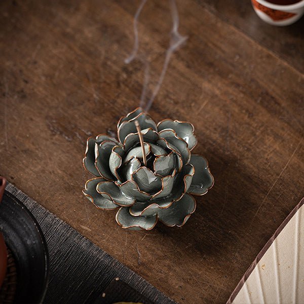 Peony Stick Incense Holder - SHOP