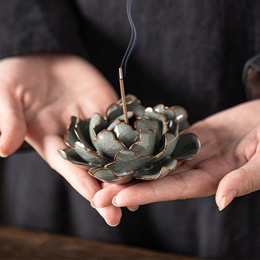 Peony Stick Incense Holder - SHOP