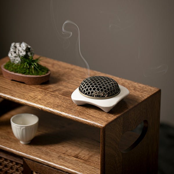 Zen - Style Plant Ash Incense Burner - SHOP